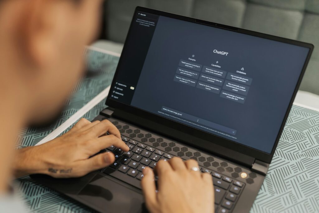 Illustration de l’utilisation de l’intelligence artificielle dans un cadre professionnel
